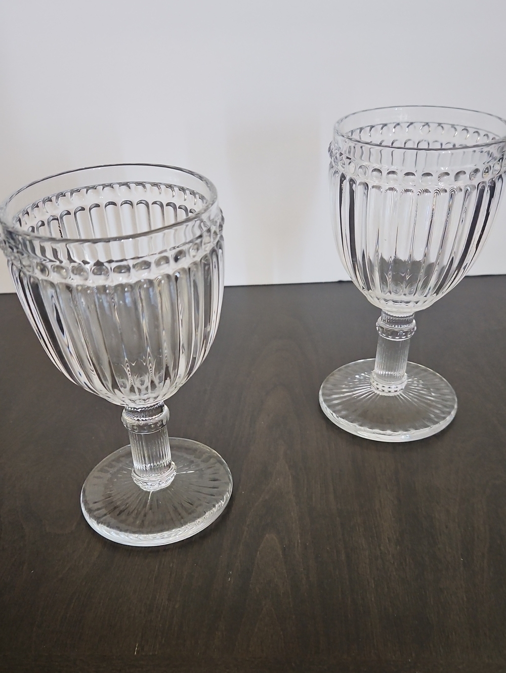 Piet 1 Set Of 2 Ckear Glass Watet Glasses
